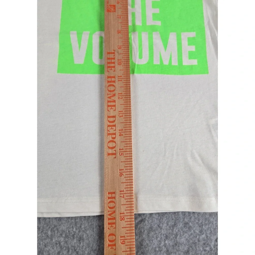 HM Boys Pump Up The Volume Neon Graphic T-Shirt White Size Small 6-8Y